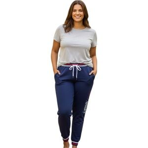 Disney Wish Cruise Sweat Pants Size XXL Navy Blue Drawstring Waist